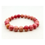 Rhodochrosite Single Stone Bracelet