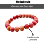 Rhodochrosite Single Stone Bracelet - Image 2