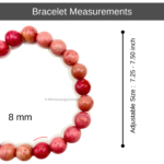 Rhodochrosite Single Stone Bracelet - Image 3