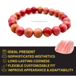 Rhodochrosite Single Stone Bracelet - Image 4
