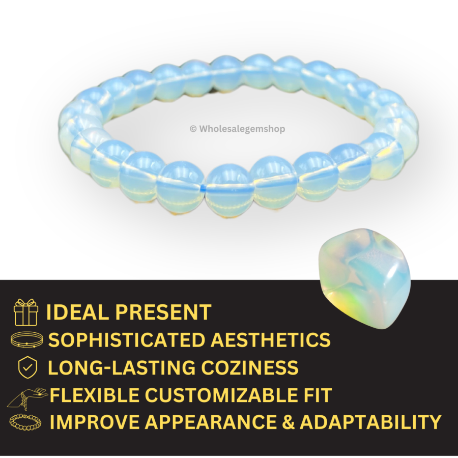 Opalite Single Stone Bracelet - Image 4