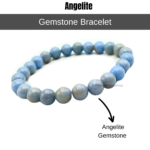 Angelite Single Stone Bracelet - Image 2