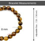 Tiger Eye Single Stone Bracelet - Image 3