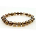 Smoky Quartz Single Stone Bracelet