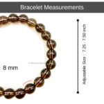 Smoky Quartz Single Stone Bracelet - Image 3