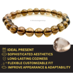 Smoky Quartz Single Stone Bracelet - Image 4