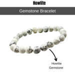 Howlite Single Stone Bracelet - Image 2