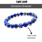 Lapis Lazuli Single Stone Bracelet - Image 2