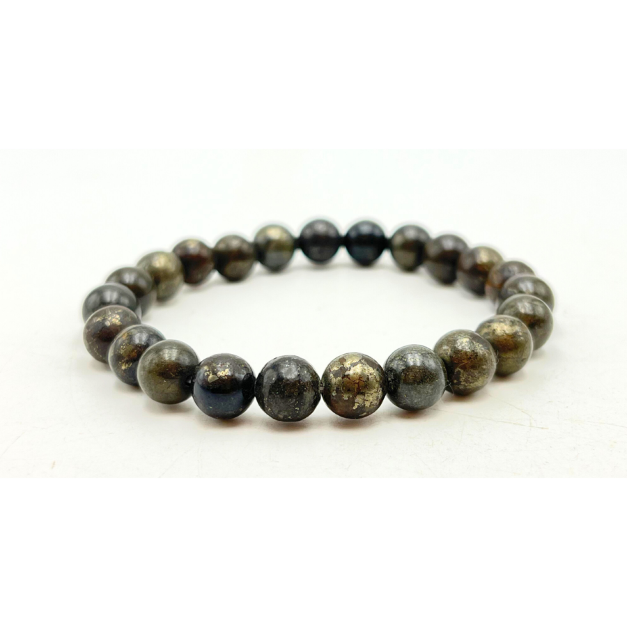 Pyrite Single Stone Bracelet