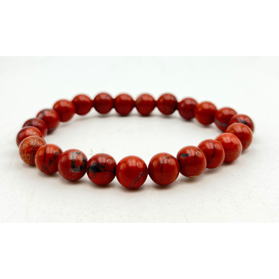 Red Jasper Single Stone Bracelet