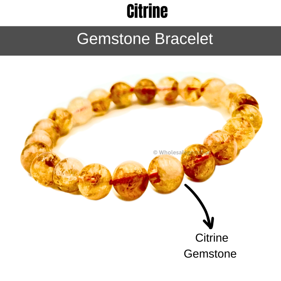 Citrine Single Stone Bracelet - Image 2