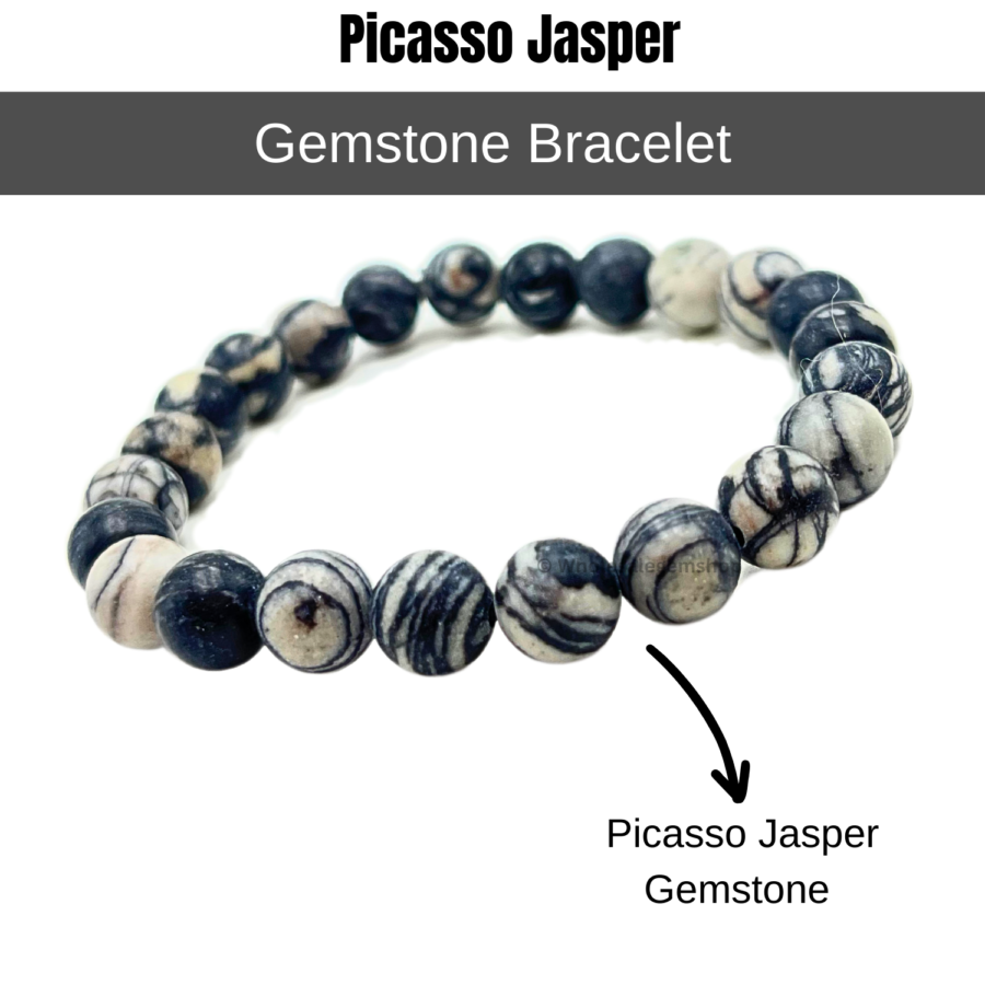 Picasso Jasper Single Stone Bracelet - Image 2