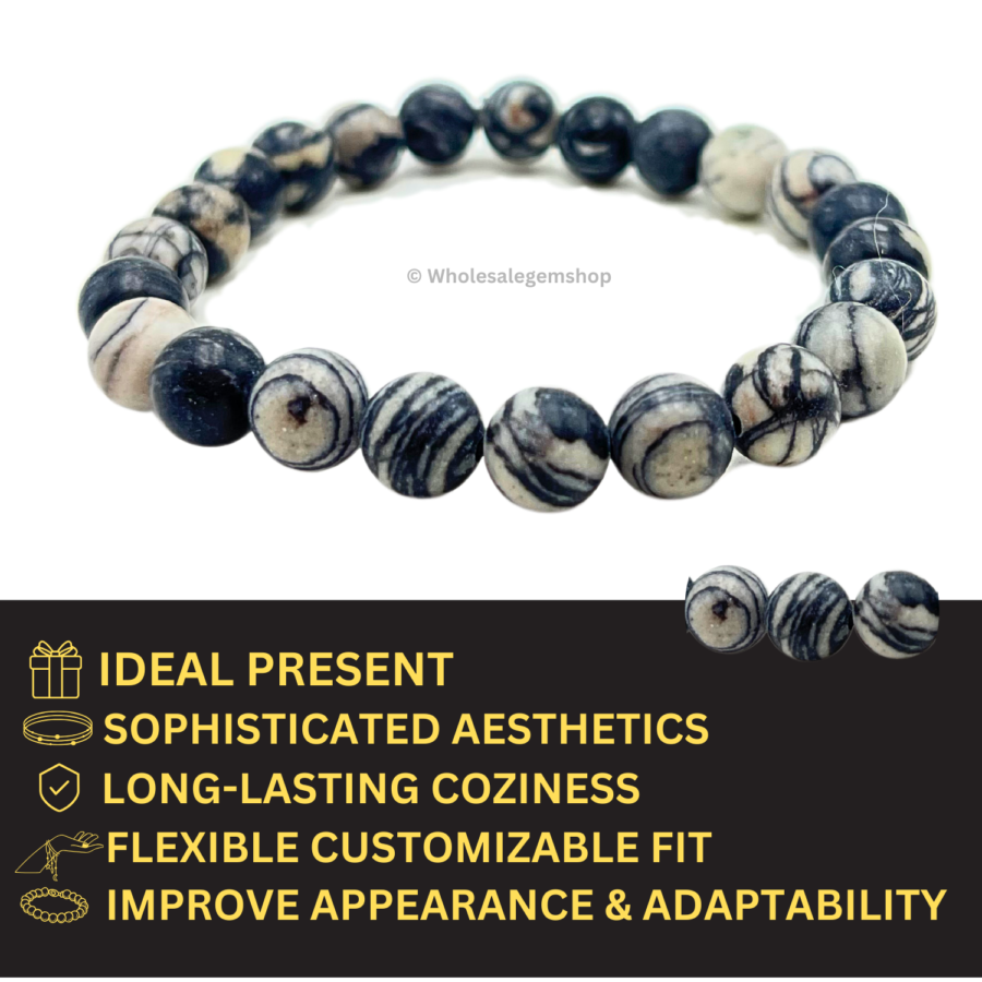 Picasso Jasper Single Stone Bracelet - Image 4