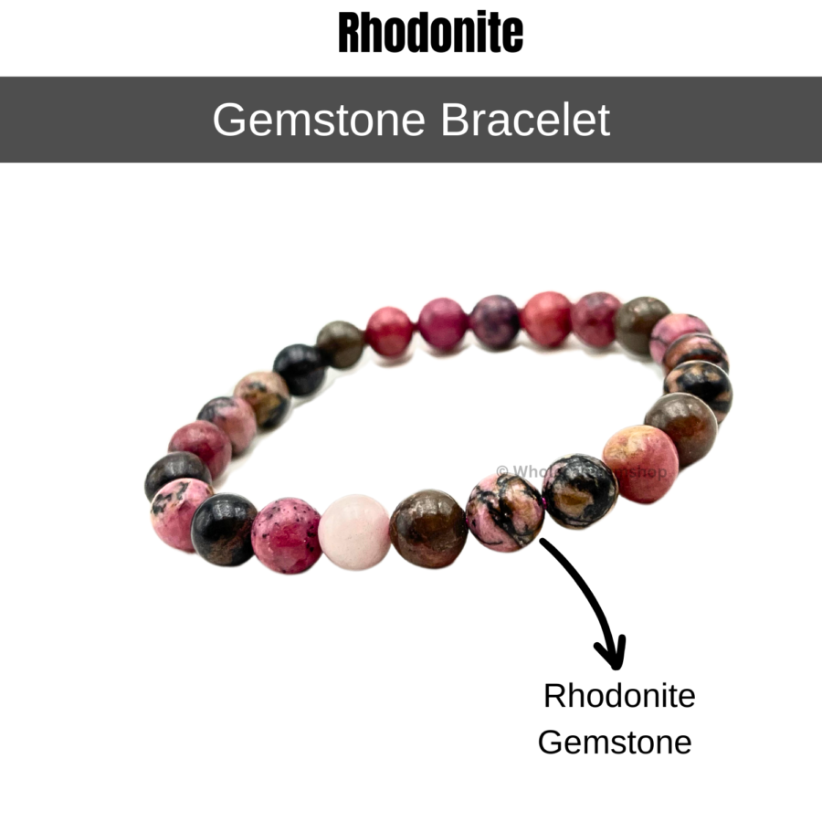 Rose Quartz Single Stone Bracelet - Image 2
