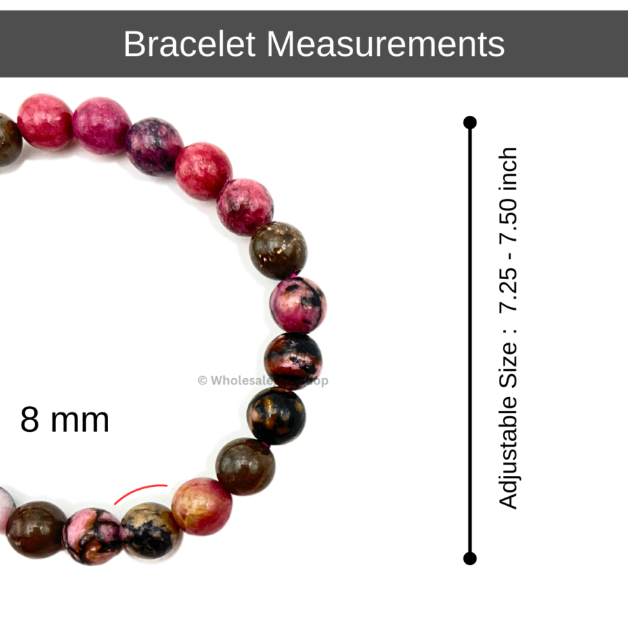 Rose Quartz Single Stone Bracelet - Image 3