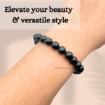 Black Obsidian Single Stone Bracelet - Image 5