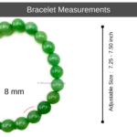 Green Aventurine Single Stone Bracelet - Image 3