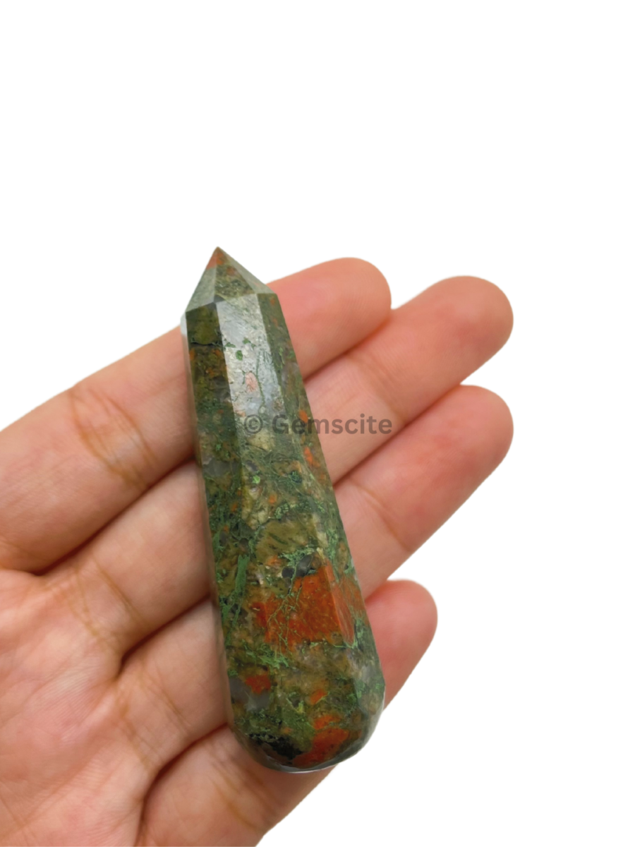 Unakite 3 inch Massage Wand - Image 5