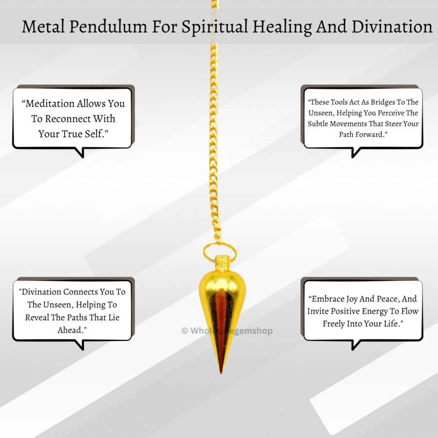 Long Cone Metal Pendulums - Image 6