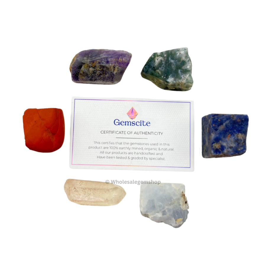 Diabetic Support Crystals Raw Stone Set - Image 4