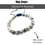 Map Jasper Single Stone Dori Bracelet - Image 2