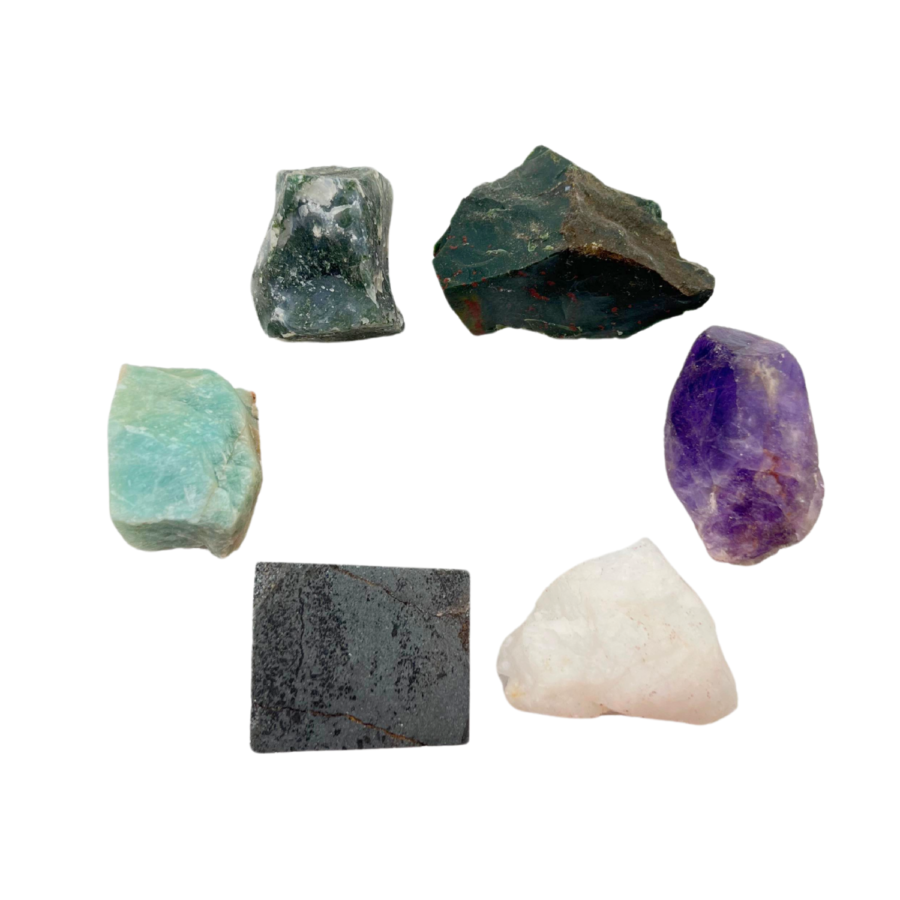Blood Pressure Control Crystals Raw Stone Set