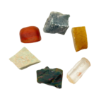 Pain Relief Crystals Raw Stone Set