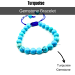 Turquoise Single Stone Dori Bracelet - Image 2