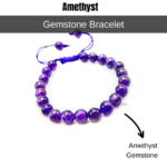 Amethyst Single Stone Dori Bracelet - Image 2
