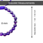 Amethyst Single Stone Dori Bracelet - Image 3