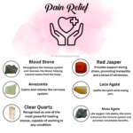 Pain Relief Crystals Raw Stone Set - Image 3