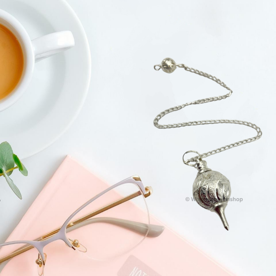 Silver Hanuman Mace Metal Pendulums - Image 3