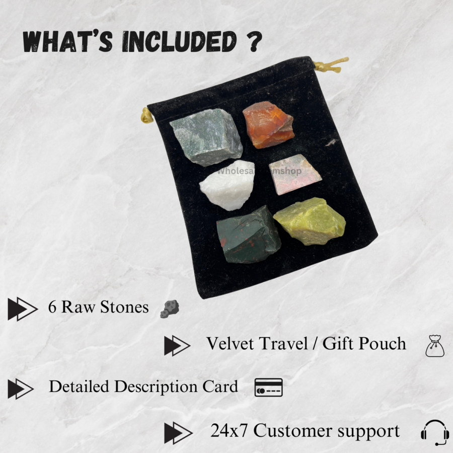 Immunity System Booster  Crystals Raw Stone Set - Image 6