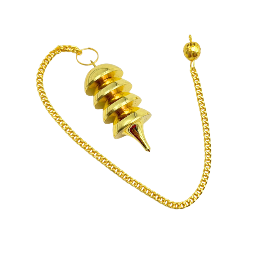 Gold Osiris With Chain Metal Pendulums
