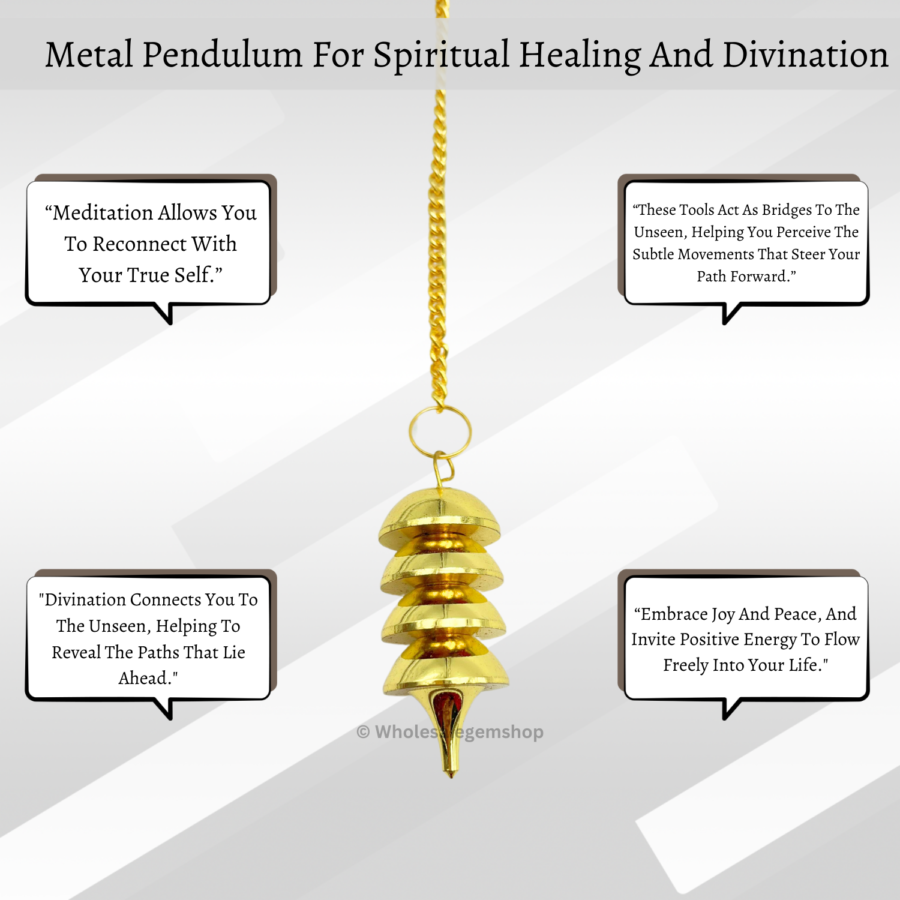 Gold Osiris With Chain Metal Pendulums - Image 6
