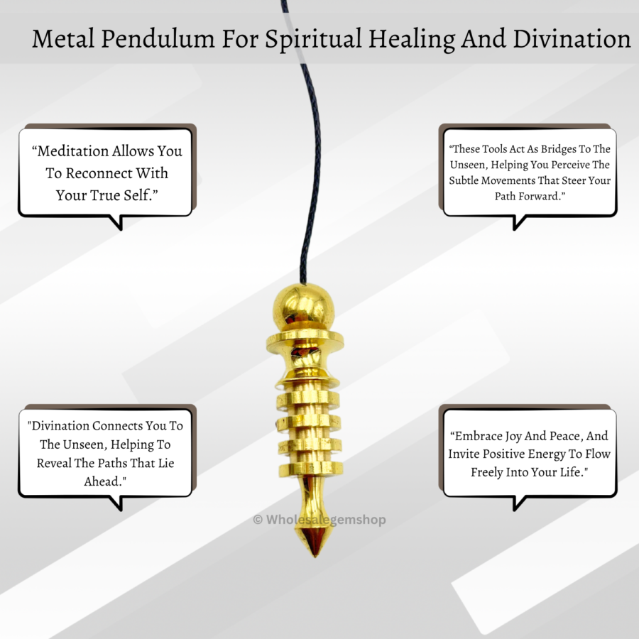 Isis 4 Ring Plate - Cord Metal Pendulums - Image 6