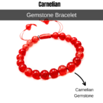 Carnelian Single Stone Dori Bracelet - Image 2