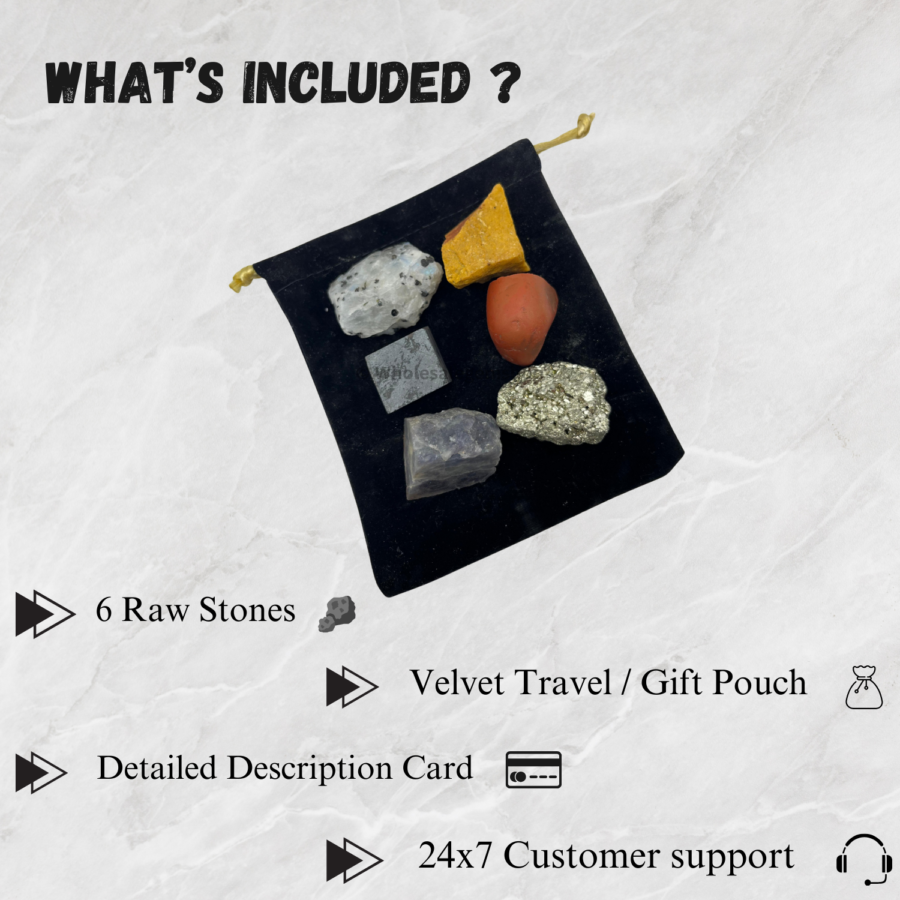 New Beginings Crystals Raw Stone Set - Image 6