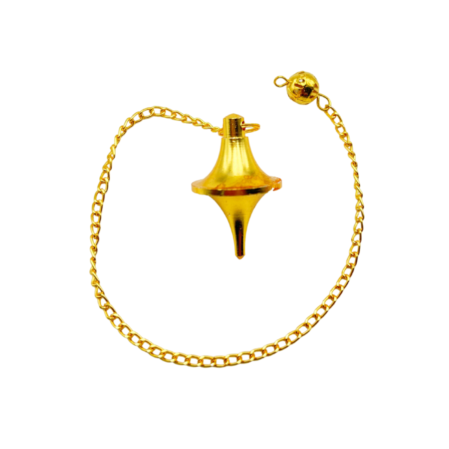 Gold Disc Cone Metal Pendulums