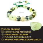 Prehnite Single Stone Dori Bracelet - Image 4