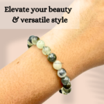 Prehnite Single Stone Dori Bracelet - Image 5