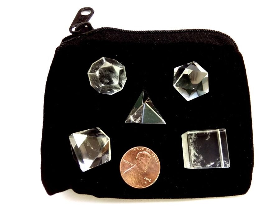 Clear Quartz Sacred Geometry Set - Image 3