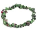 RUby Zosite Chips Gemstone Bracelet