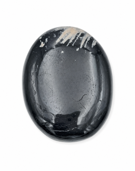 Black Tourmaline (Natural) Palm Stone