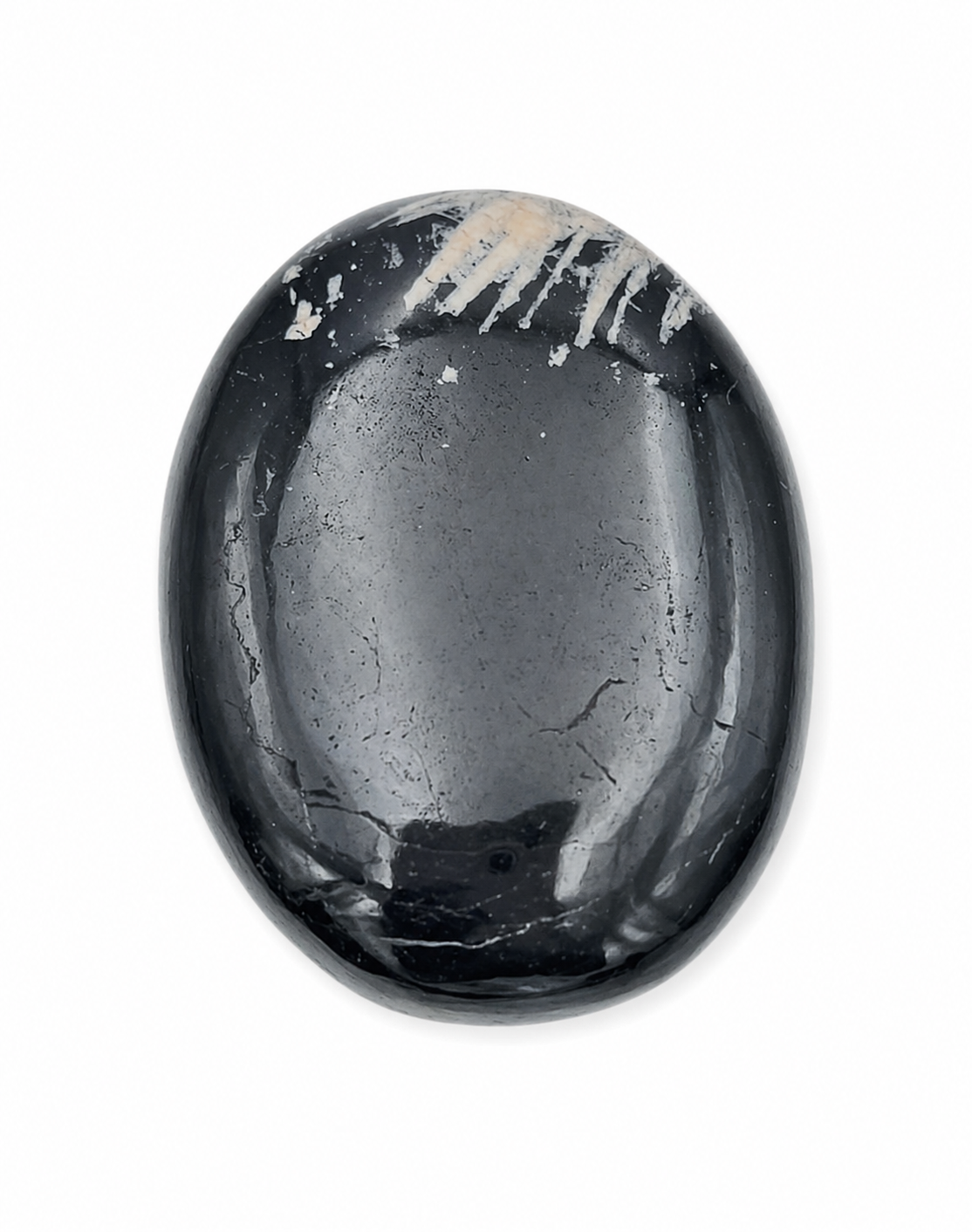 Black Tourmaline (Natural) Palm Stone