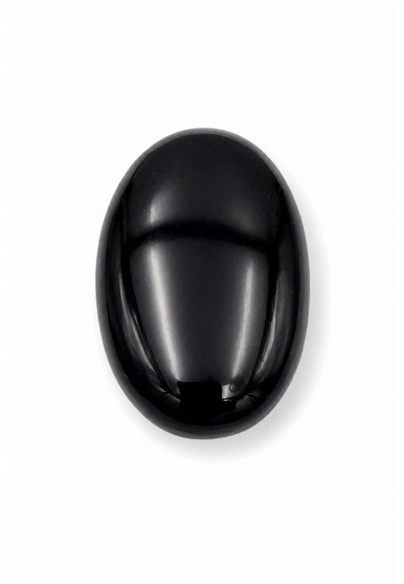 Black Agate Palm Stone