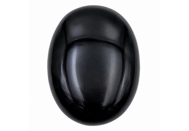 Black Obsidian Palm Stone