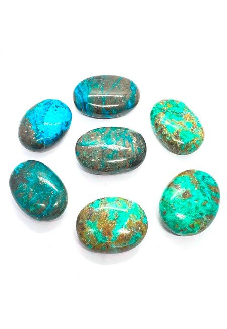 Chrysocolla Palm Stone - Image 6