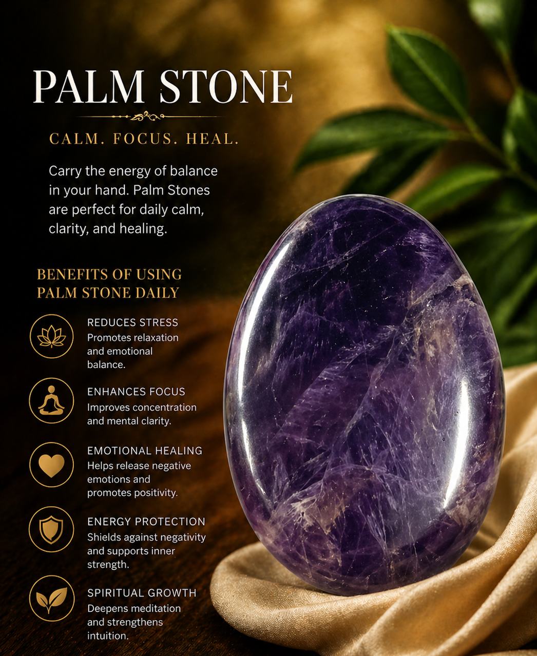 Amethyst Palm Stone - Image 4