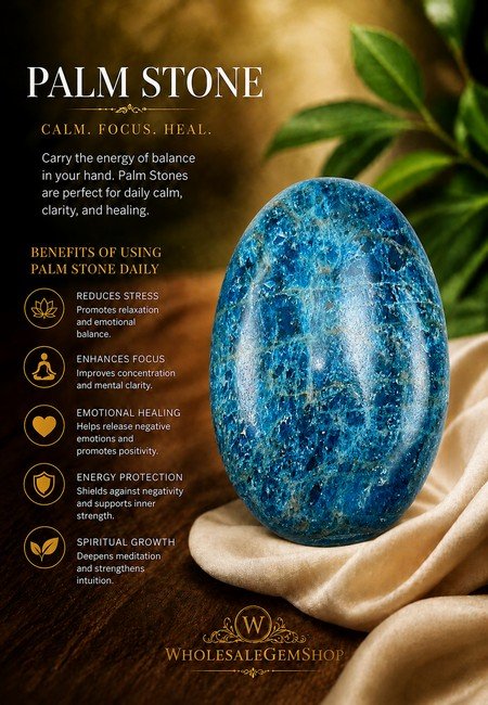 Apatite Palm Stone - Image 3